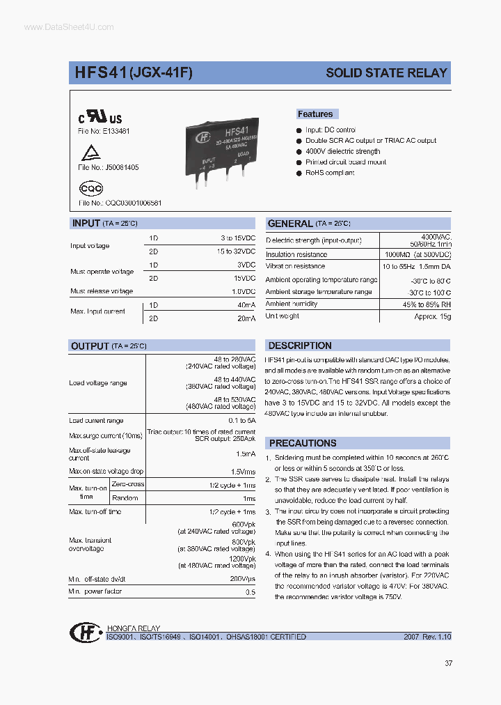HFS41_6936608.PDF Datasheet