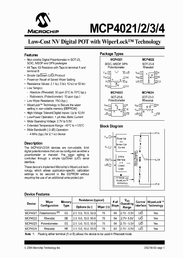 MCP4021T-103ESN_6728164.PDF Datasheet