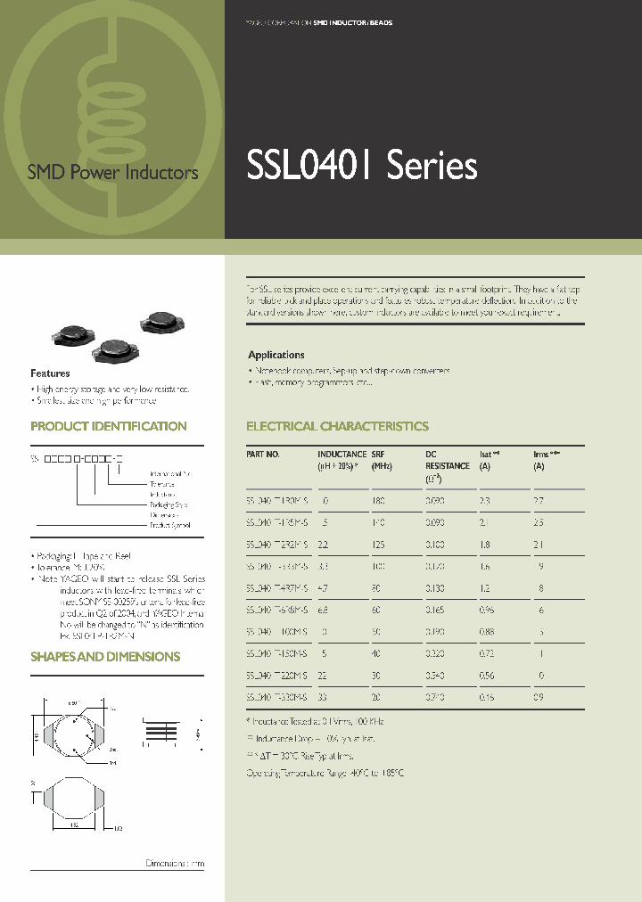 SSL0401T-220M-S_6730819.PDF Datasheet