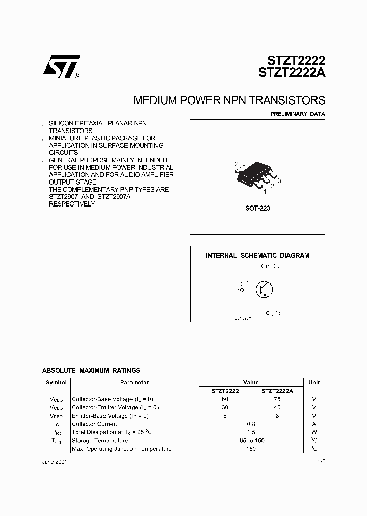 STZT2222_6723482.PDF Datasheet