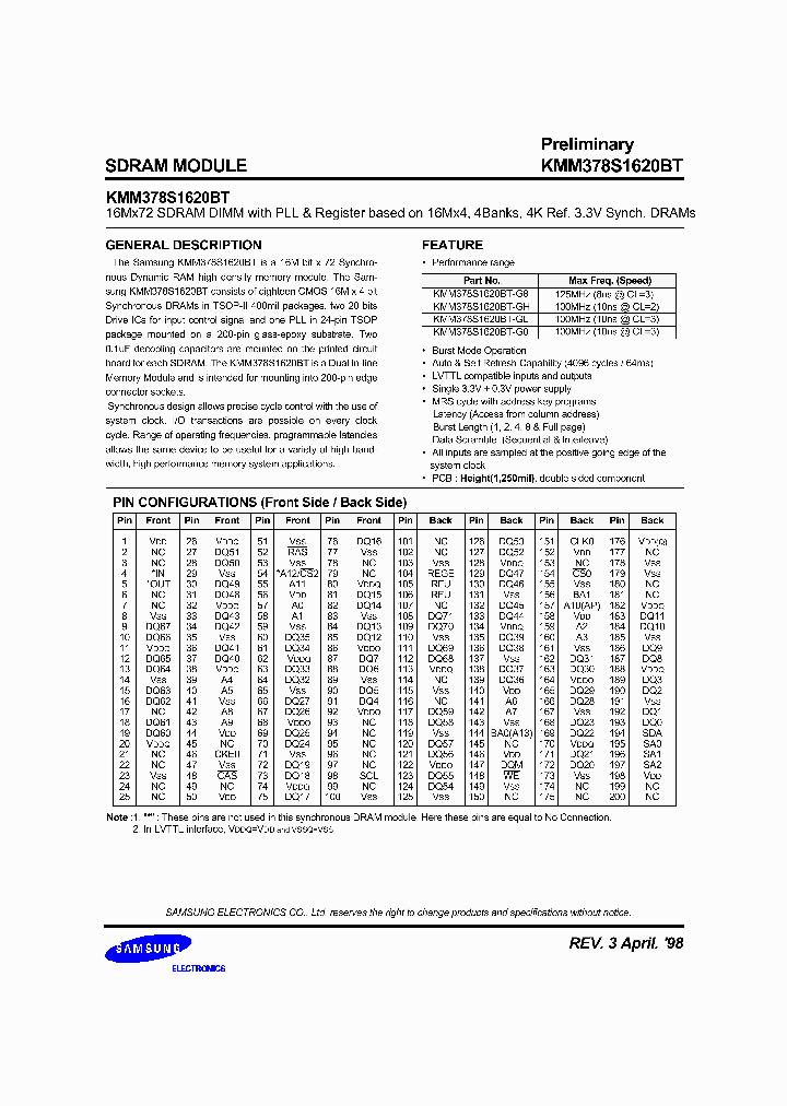 KMM378S1620BT_6730154.PDF Datasheet