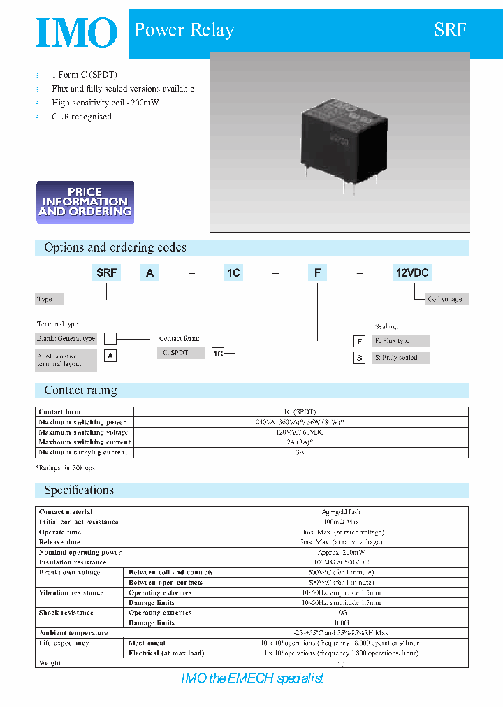 SRF-1C-S-12VDC_6734920.PDF Datasheet