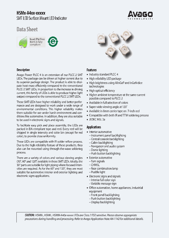 HSMN-A400-Q8QM2_6734705.PDF Datasheet
