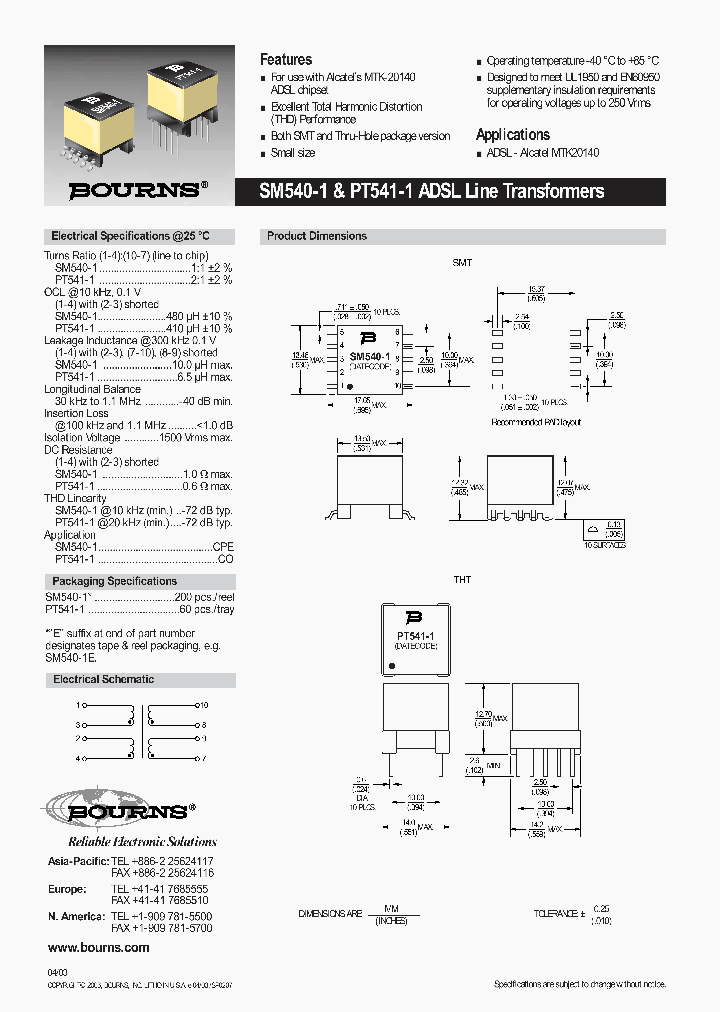 SM540-1_6735010.PDF Datasheet