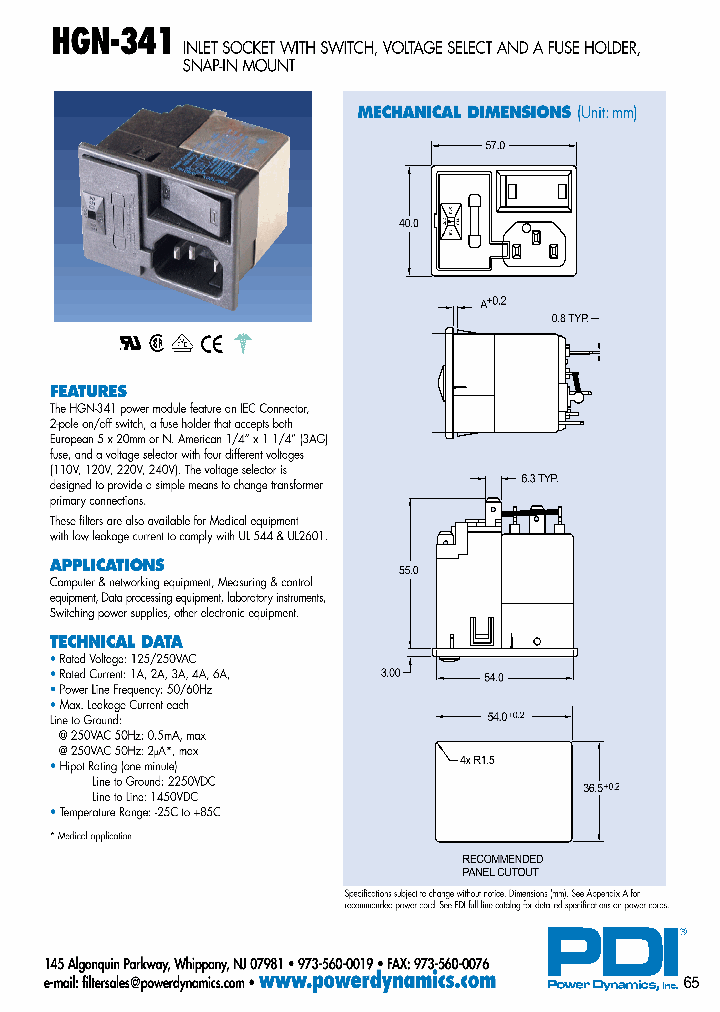 HGN-341-4M-F-150_6733596.PDF Datasheet
