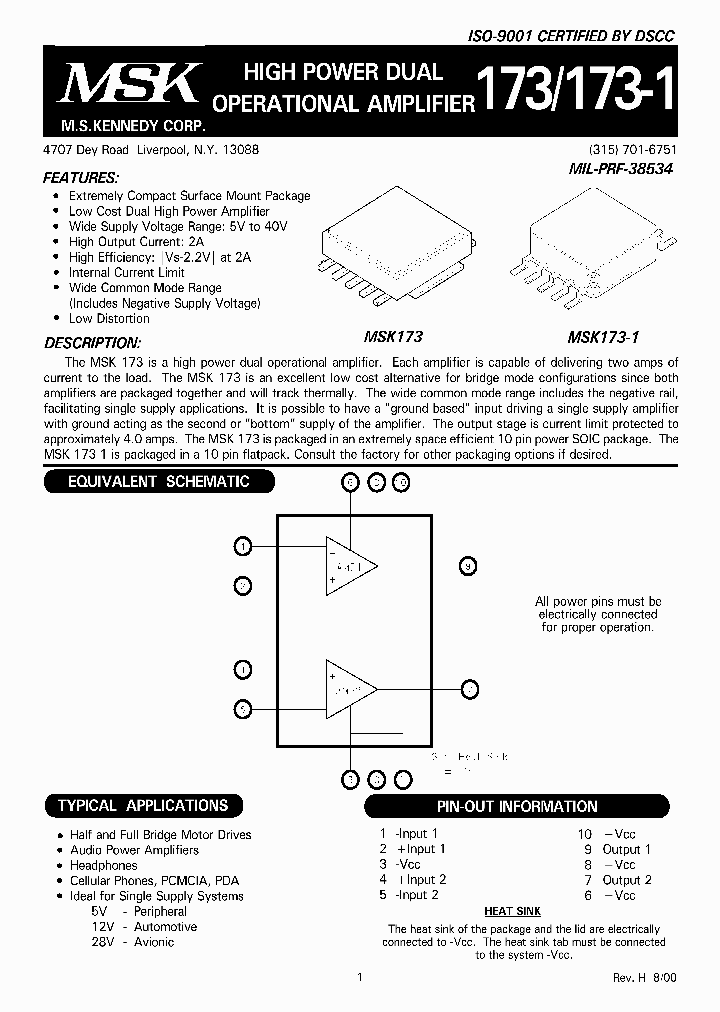 MSK173_6734816.PDF Datasheet