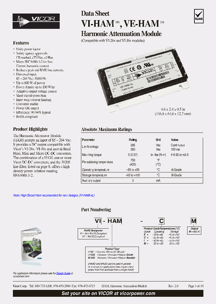 VE-BAMD-CMVE-BAMD-CM_6737295.PDF Datasheet