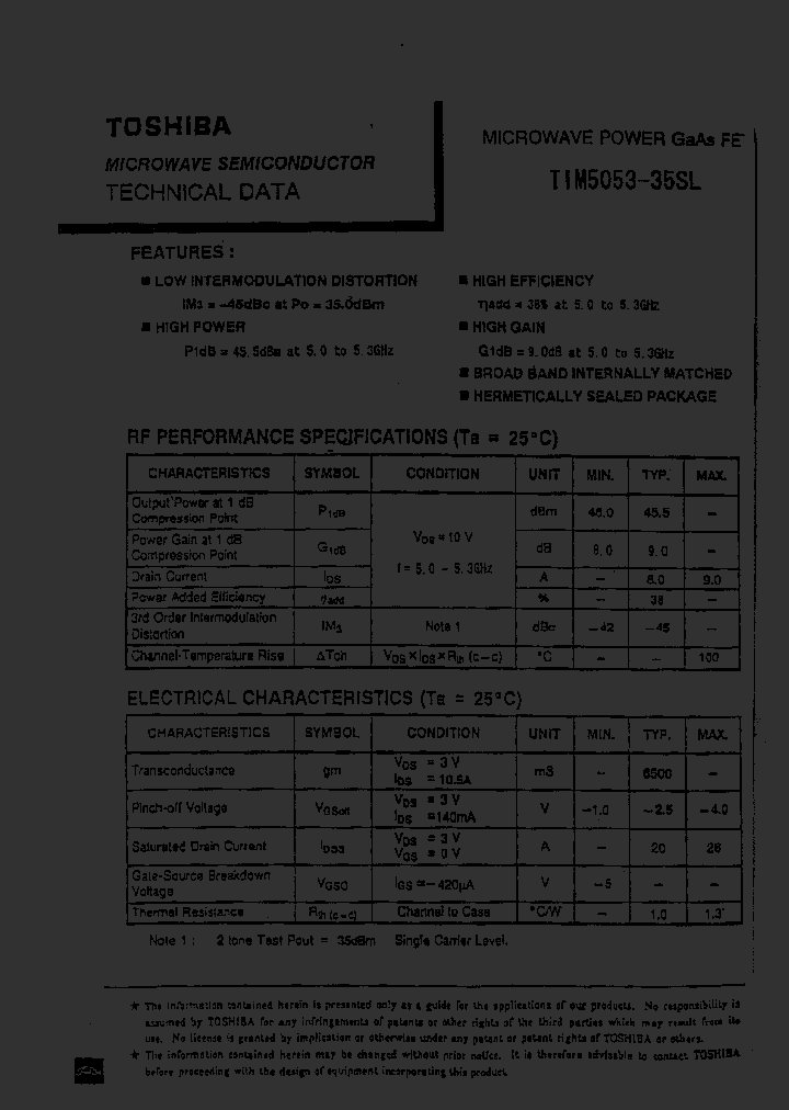 TIM5053-35SL_6738401.PDF Datasheet