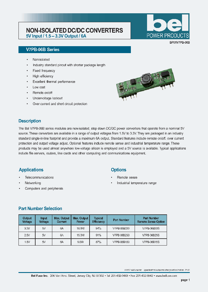 BELFUSEINC-V7PB-06B330_6737031.PDF Datasheet