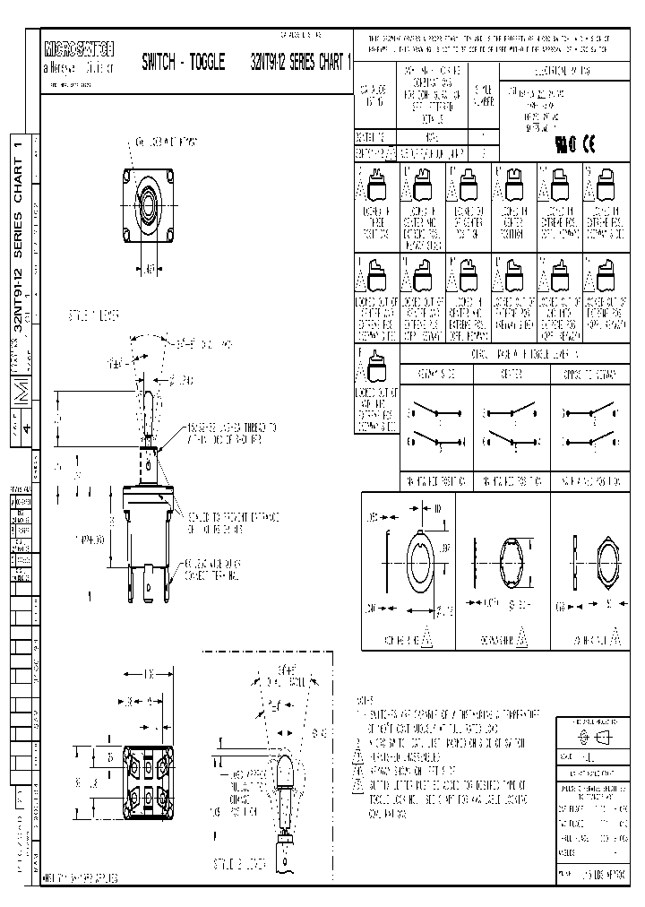 HONEYWELLSENSINGANDCONTROL-32NT91-12L_6731407.PDF Datasheet