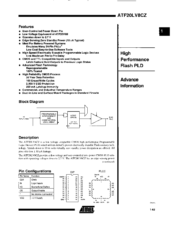 ATF20LV8CZ-15PC_6739758.PDF Datasheet