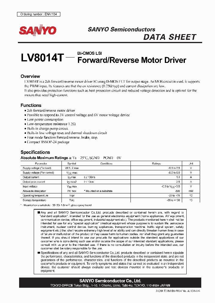 LV8014T_6741397.PDF Datasheet