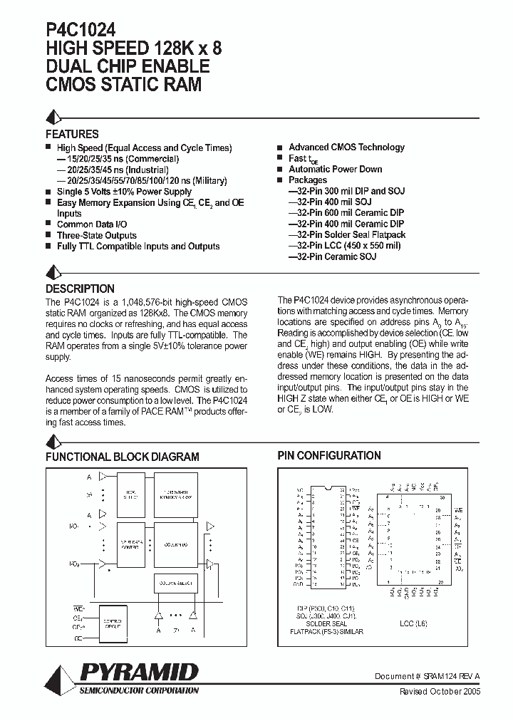 P4C1024-100LMB_6734974.PDF Datasheet