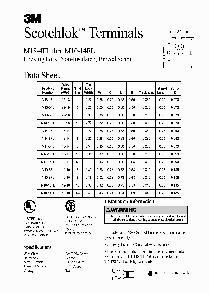 3MELECTRONICPRODUCTSDIVISION-M14-10FL_6740266.PDF Datasheet