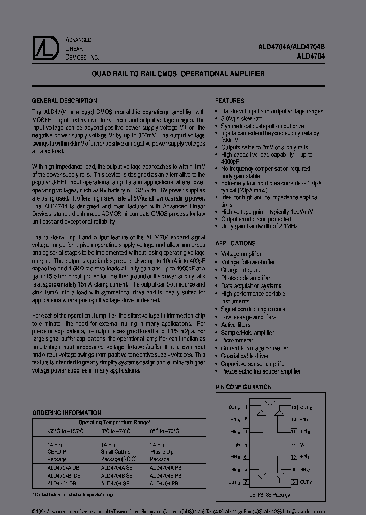 ALD4704BSB_6742699.PDF Datasheet