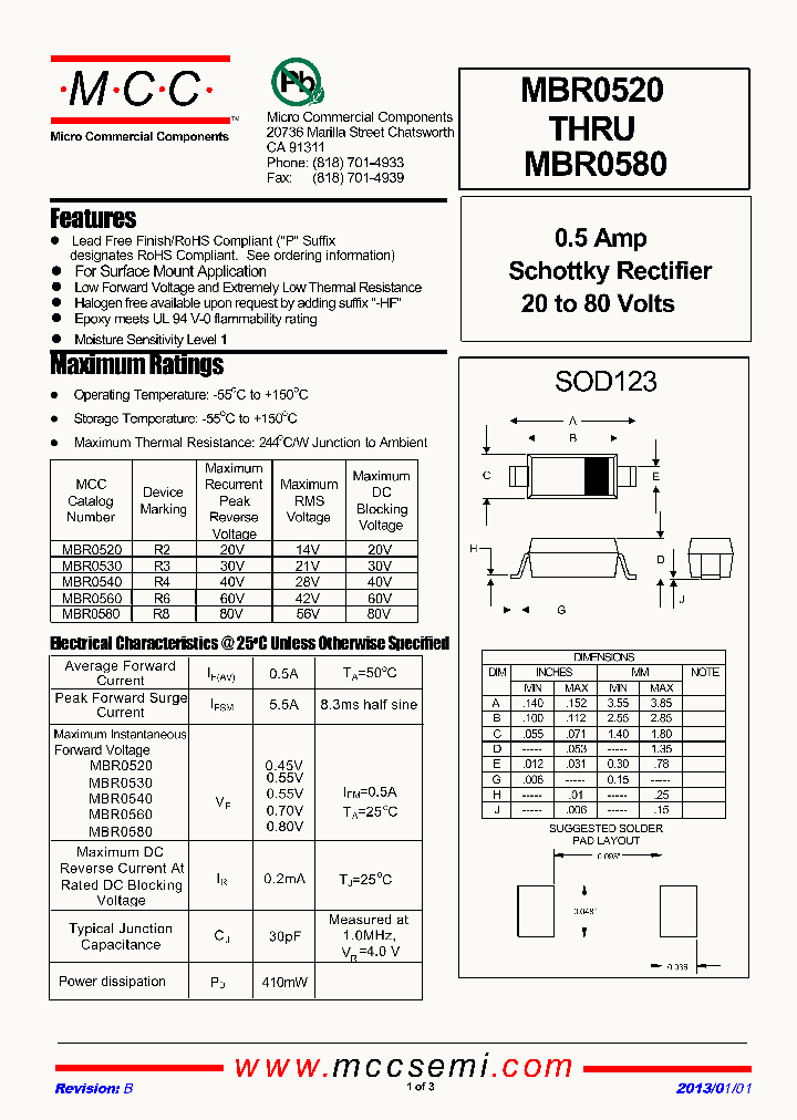 MBR0540_6937461.PDF Datasheet