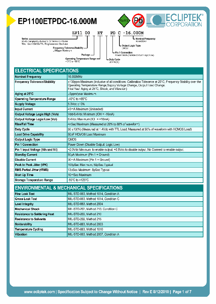 EP1100ETPDC-16000M_6742239.PDF Datasheet