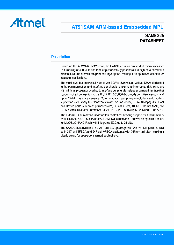 ATMELCORP-ATXMEGA256A3-AUR_6743815.PDF Datasheet