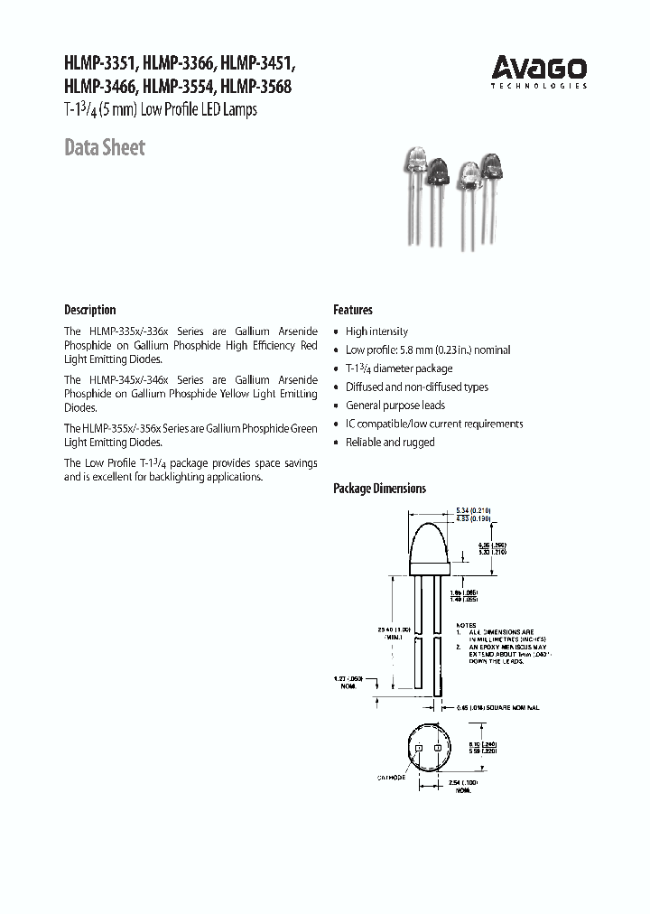 HLMP-3351-D0002_6739591.PDF Datasheet