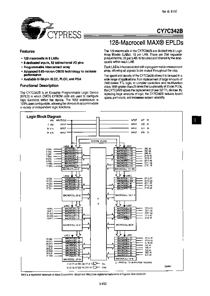 CY7C342B-30RI_6745529.PDF Datasheet