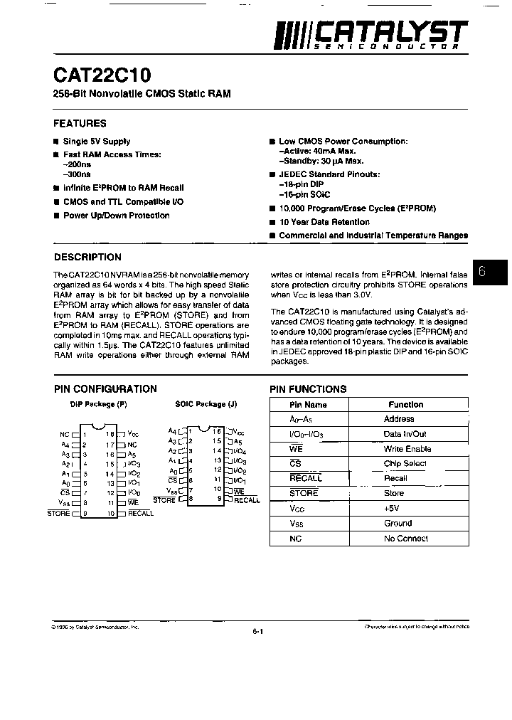 CAT22C10JI-20TE7_6745537.PDF Datasheet