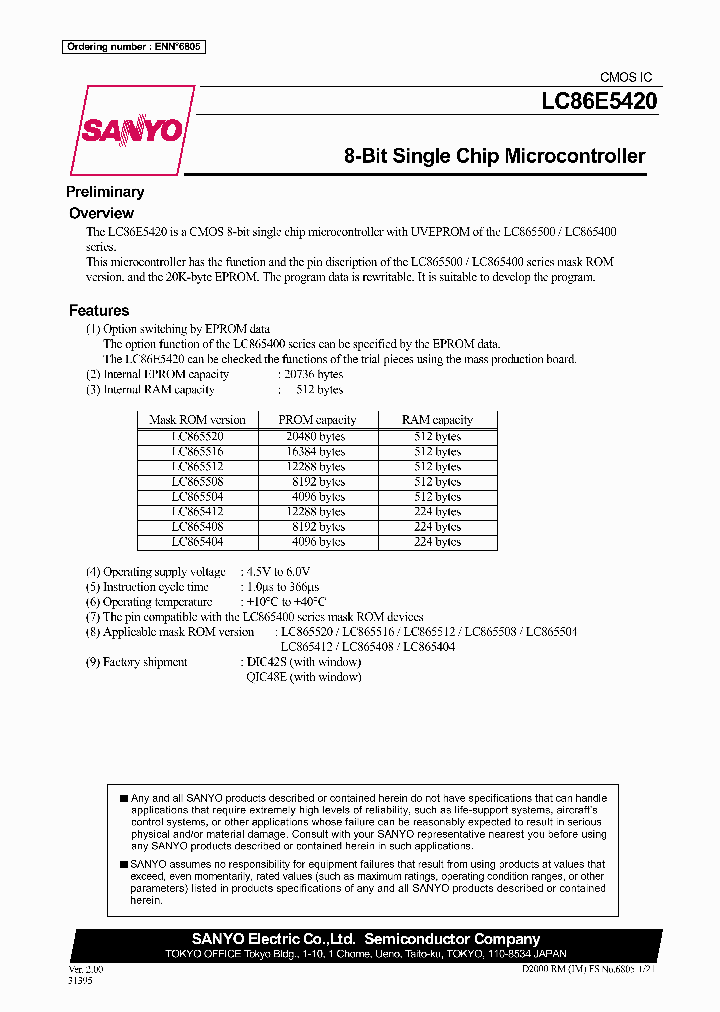 LC865404_6741503.PDF Datasheet