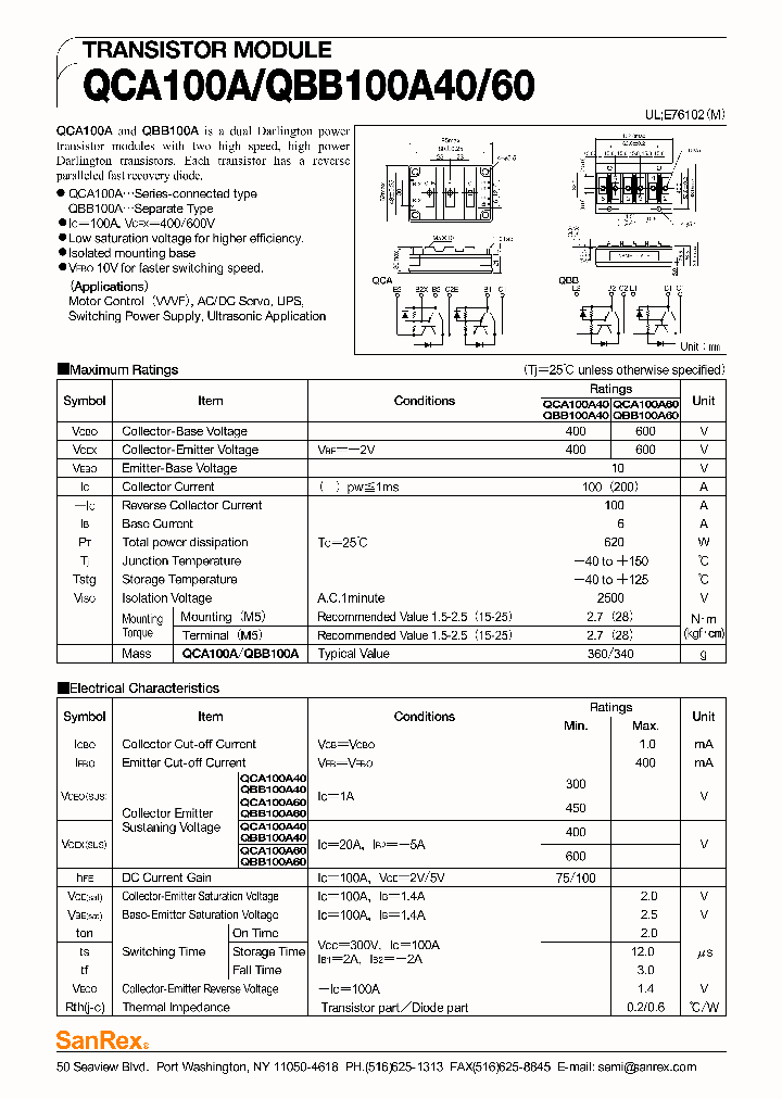 SANREXCORPORATION-QCA100A60_6745988.PDF Datasheet