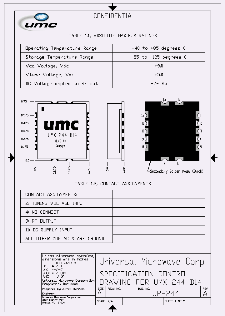 UMX-244-B14_6746983.PDF Datasheet