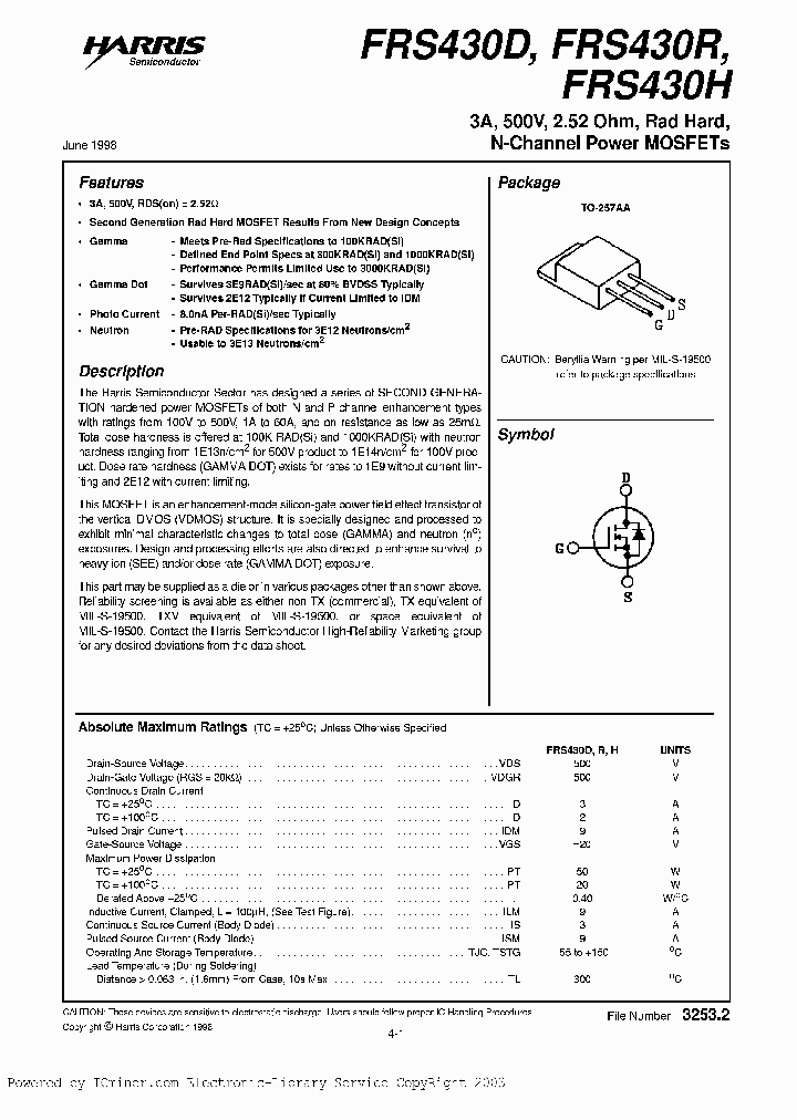 FRS430D1_6747435.PDF Datasheet