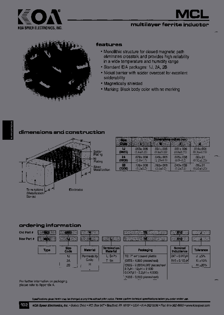 MCI0603JTE10RJ_6751007.PDF Datasheet