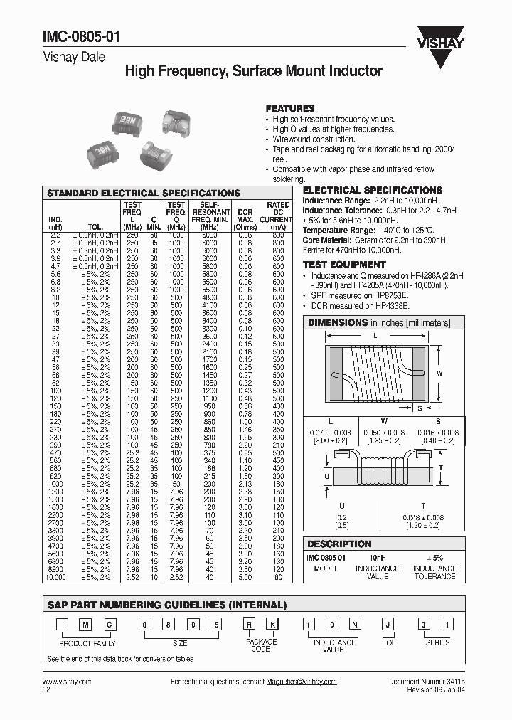 IMC-0805-0133NH-02NH_6752413.PDF Datasheet