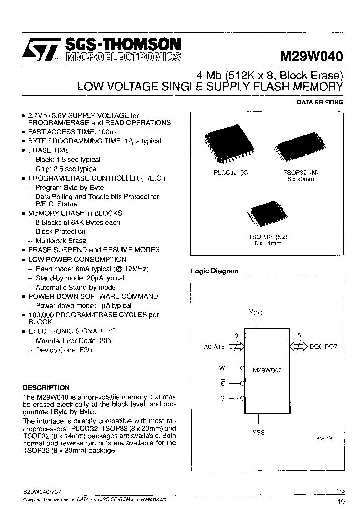 M29W040-120NZ5RTR_6747600.PDF Datasheet