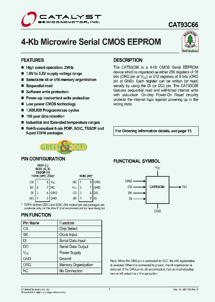 CAT93C66ZD4E-GT3REVE_6754194.PDF Datasheet