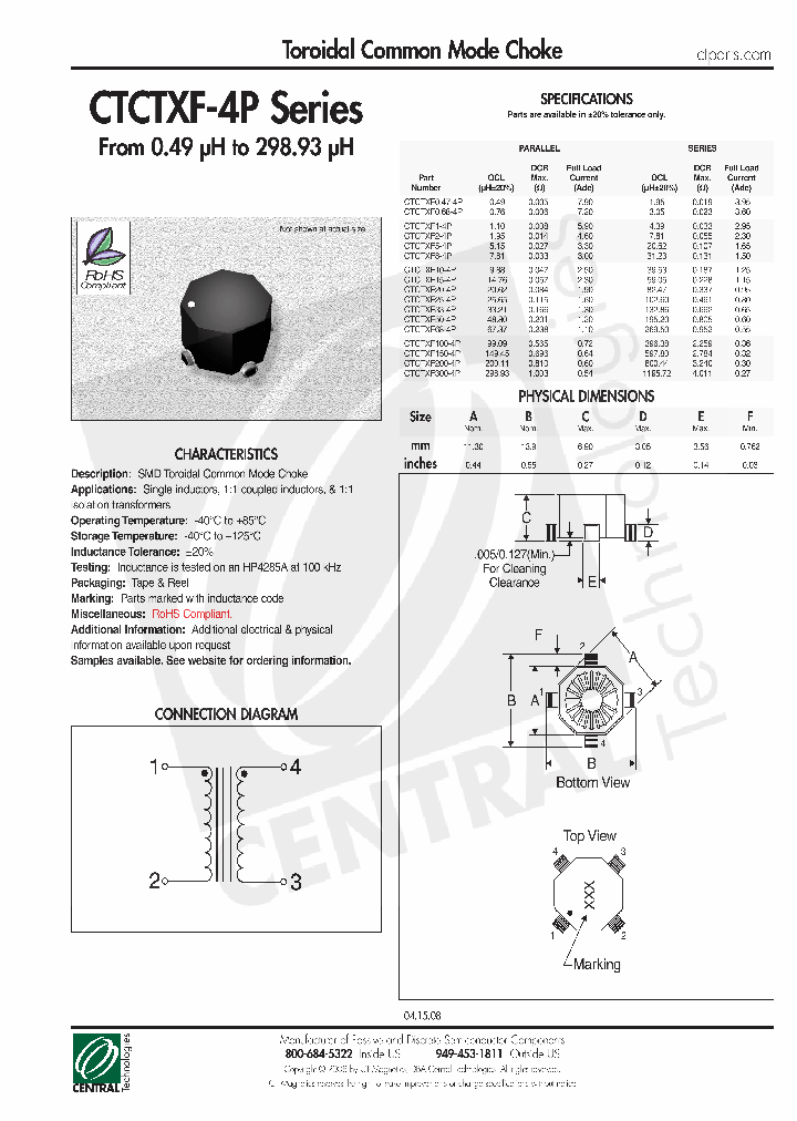 CTCTXF50-4P_6755106.PDF Datasheet