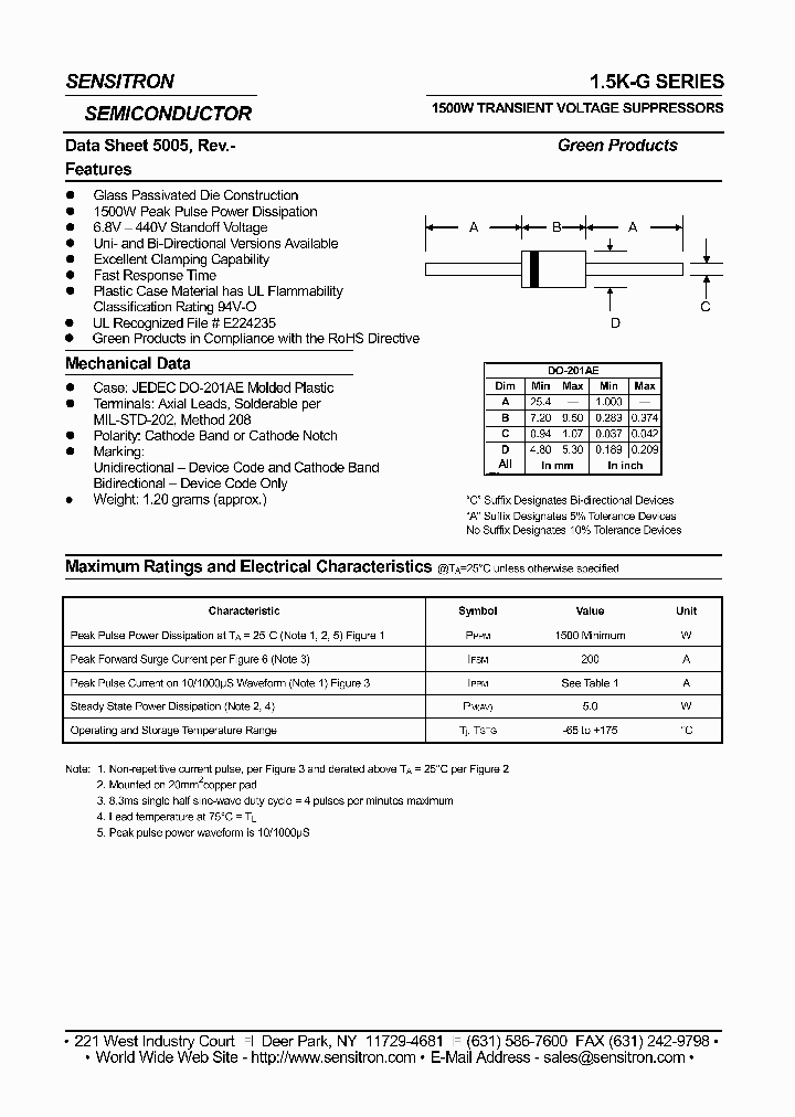 15KE39CA-G_6747004.PDF Datasheet