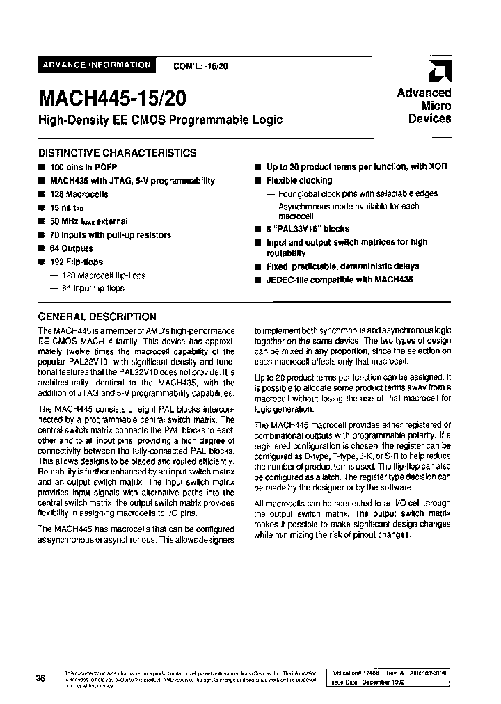 MACH445-15C_6755052.PDF Datasheet