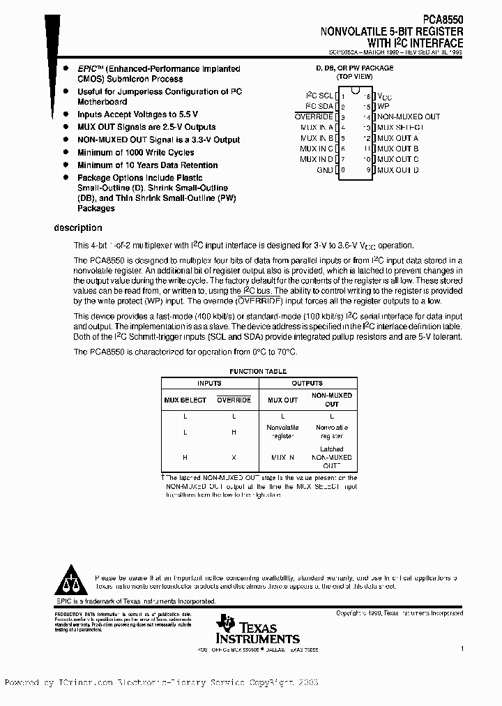 PCA8550DR_6754038.PDF Datasheet
