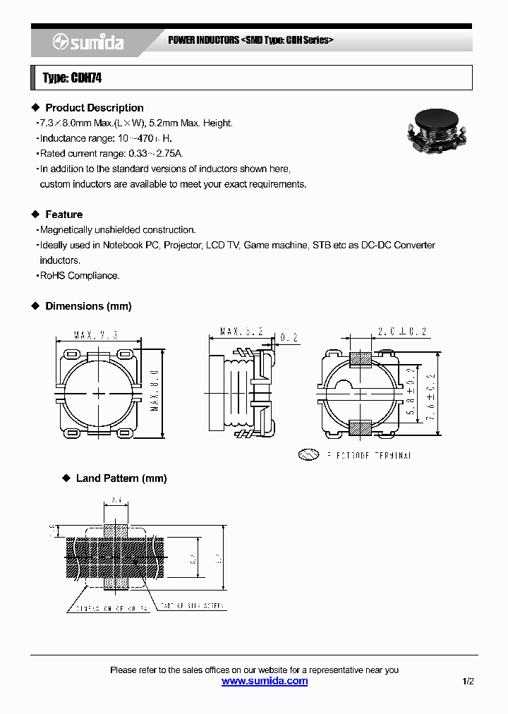 CDH74NP-151JB_6758535.PDF Datasheet