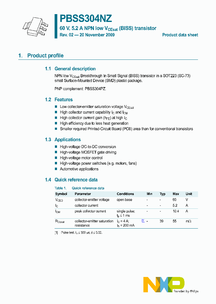 PBSS304NZ_6758600.PDF Datasheet
