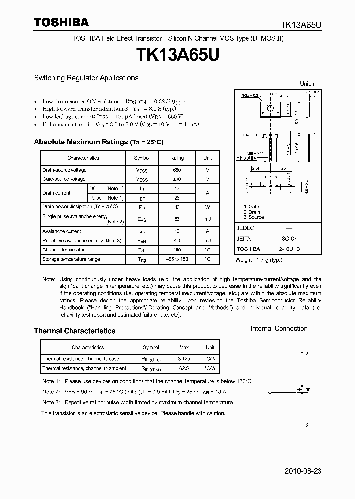 TK13A65U_6751771.PDF Datasheet