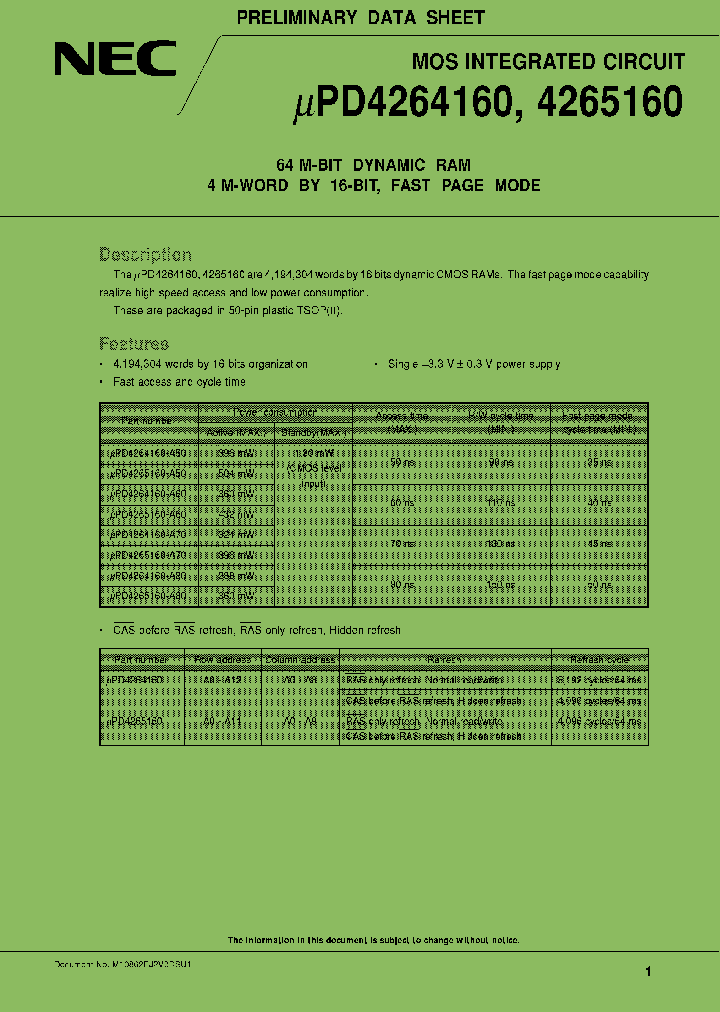 UPD4265160G5-A50_6756803.PDF Datasheet