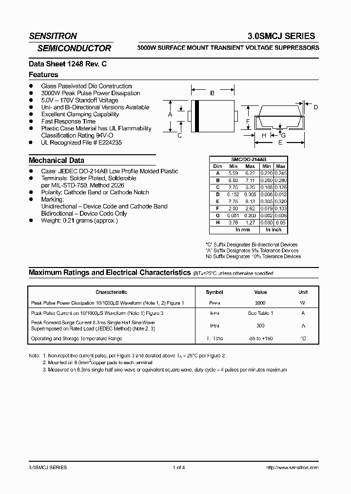 30SMCJ17CA-T3_6758844.PDF Datasheet