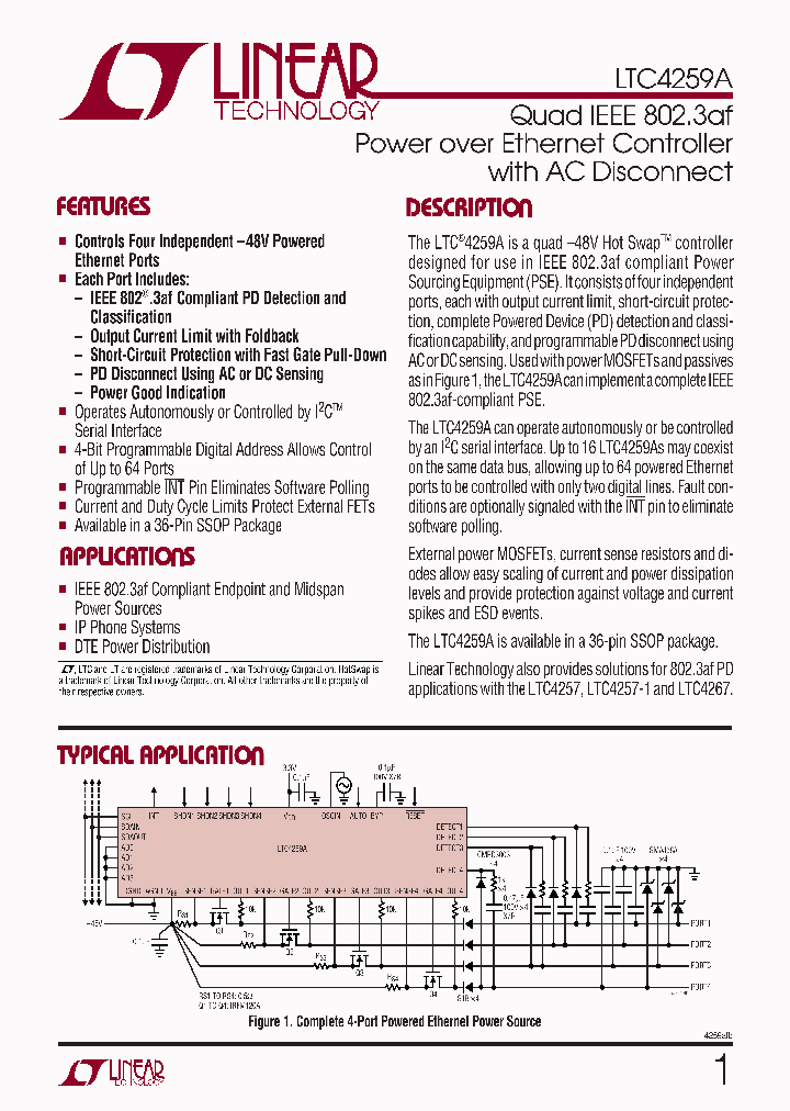 LTC4259ACGWTR_6759380.PDF Datasheet