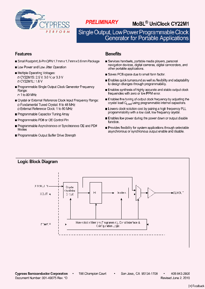 CY22M1SCXLGXI-YYT_6761135.PDF Datasheet