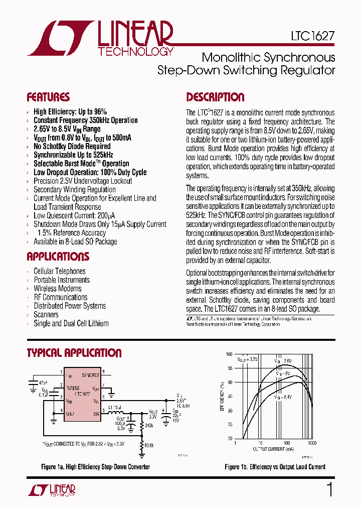 LTC1627CS8_6760922.PDF Datasheet