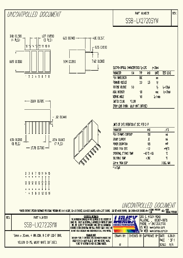 SSB-LX2720SYW_6939072.PDF Datasheet