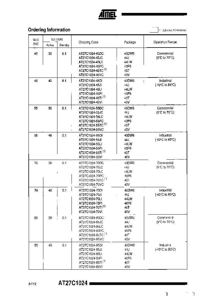 AT27C1024-70DC_6759931.PDF Datasheet
