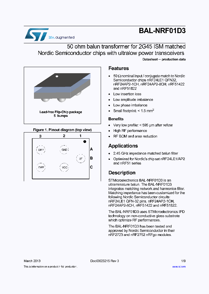 BAL-NRF01D313_6939130.PDF Datasheet