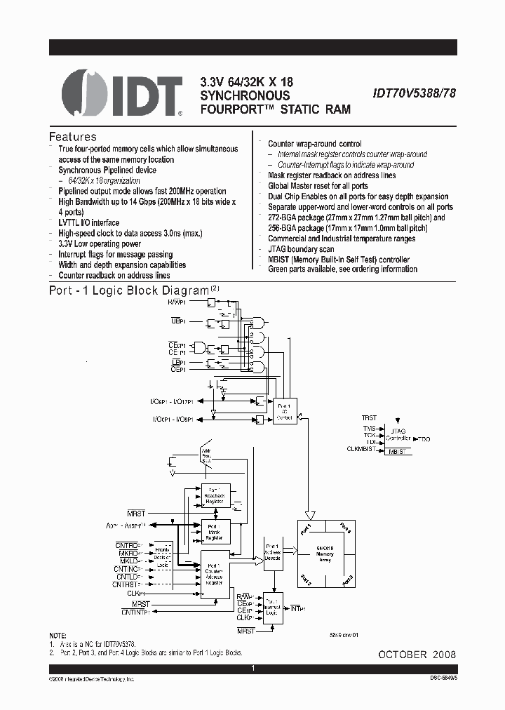 70V5388S100BGG_6763631.PDF Datasheet
