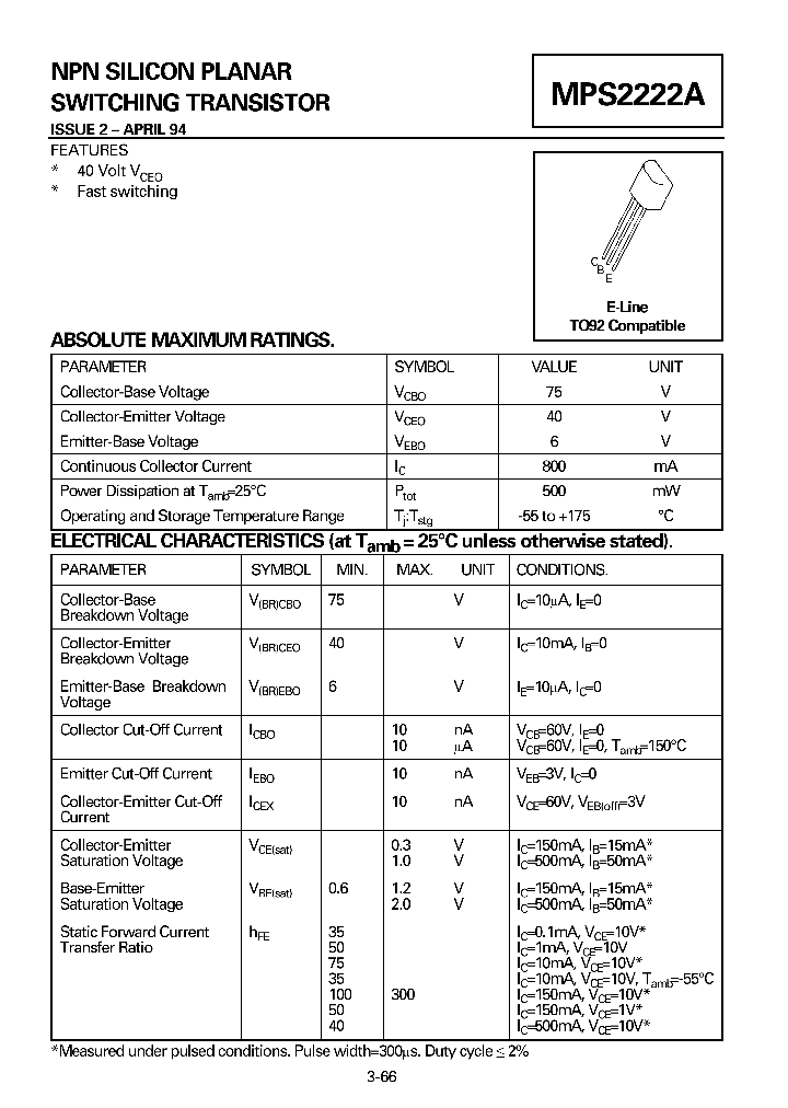 MPS2222A_6760224.PDF Datasheet